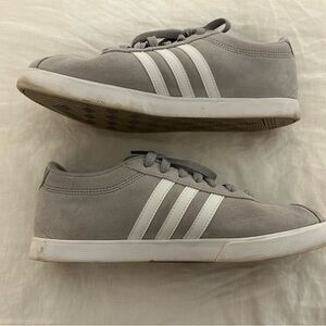 Adidas grey suede tennis shoes Size 8 Women’s